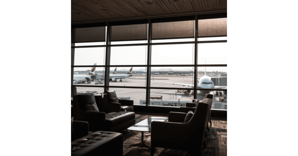 空港ラウンジ